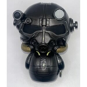 Fallout Power Armor T-51 Helmet Mystery Minis Vinyl Figure Black Silver Gaming